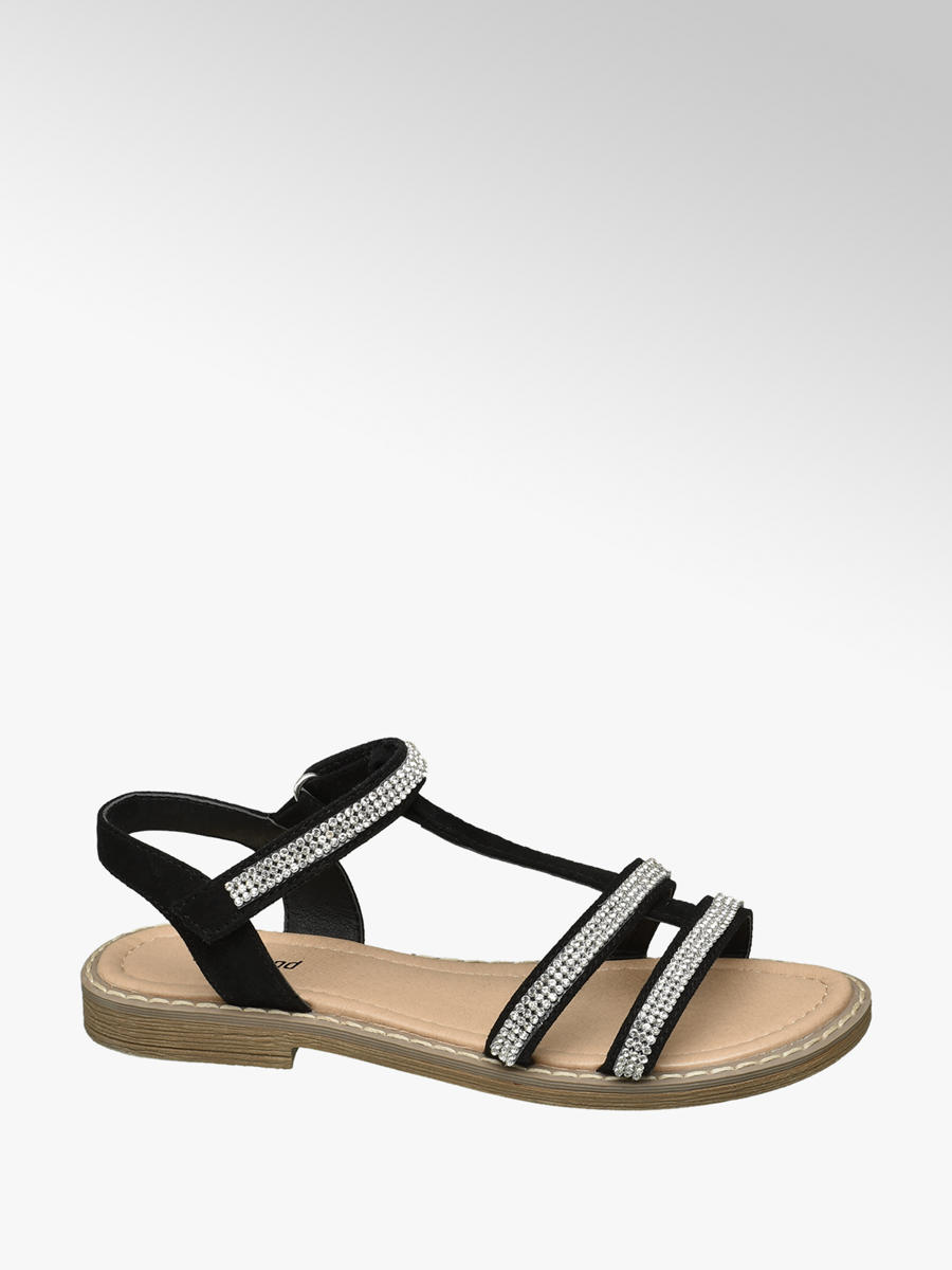 Sandale von Graceland in schwarz DEICHMANN Sandalette von Graceland in schwarz DEICHMANN